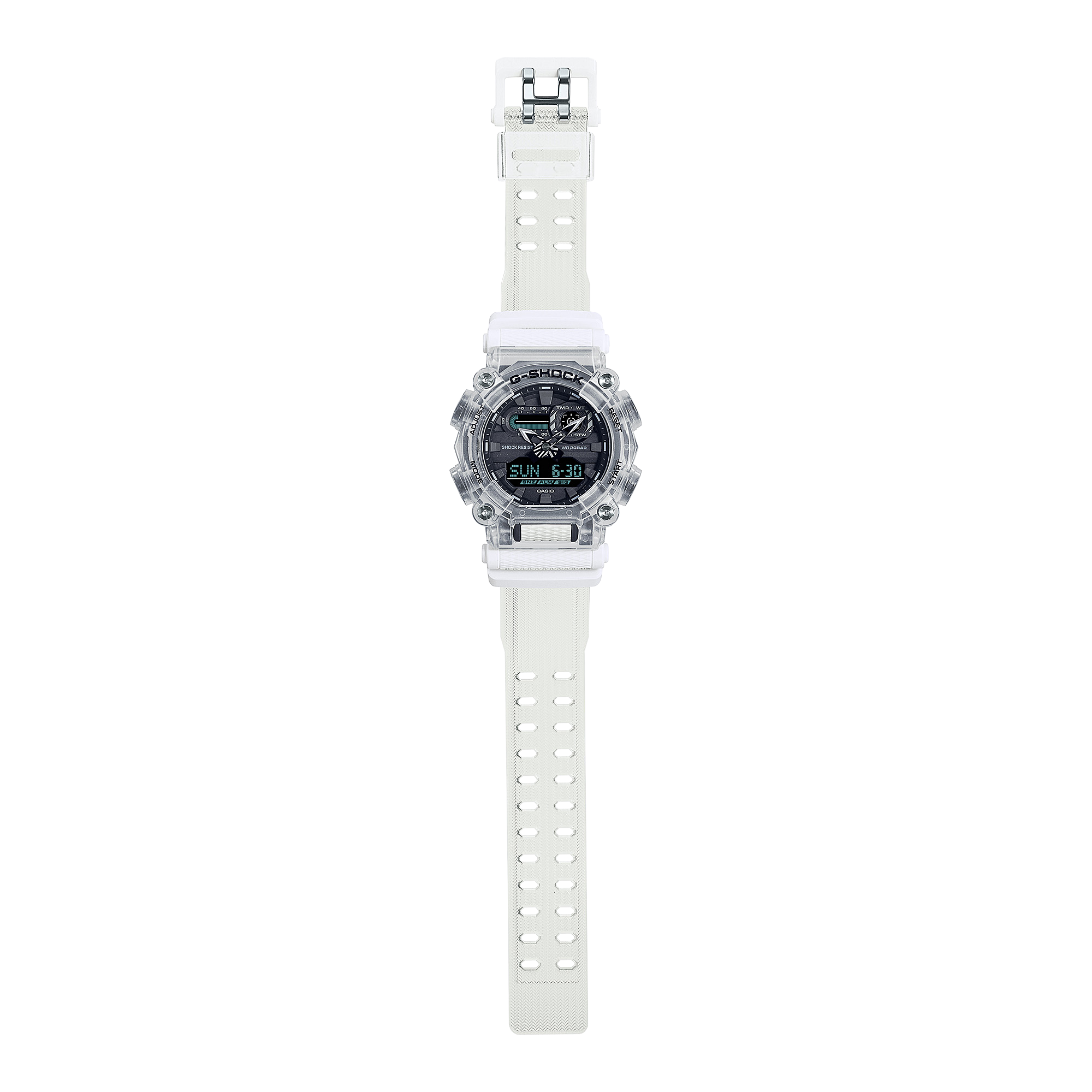 G-Shock DUO Sound Wave Transparent Mens Watch GA900SKL-7A