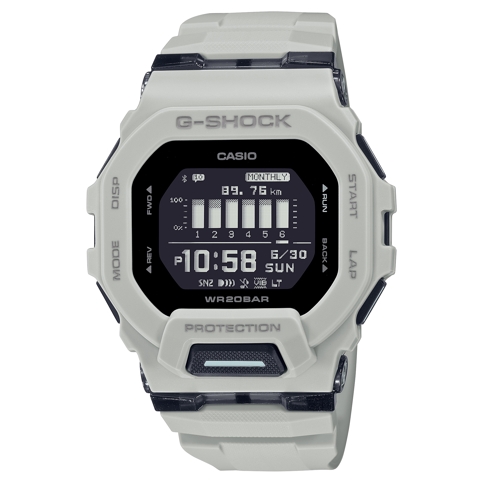 G shock replacement band white best sale