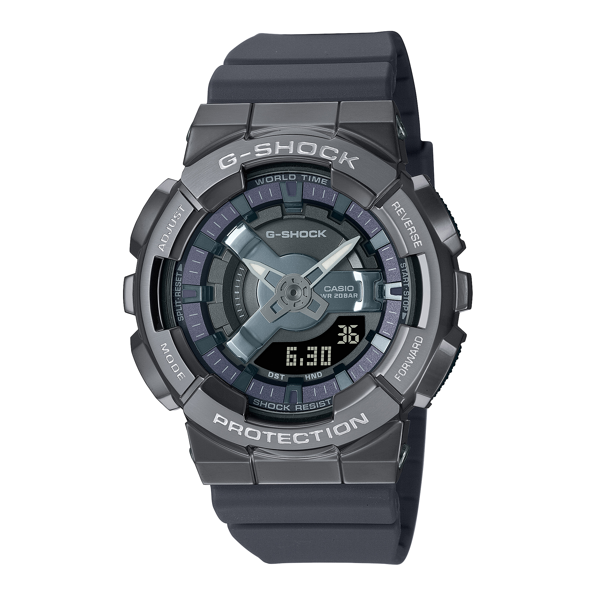 秋*磨様 G-SHOCK 腕時計 グレー/ブラック GM-52100B-8AJF G-Shock Metallic Watch GMS110B-8A | Watch Direct