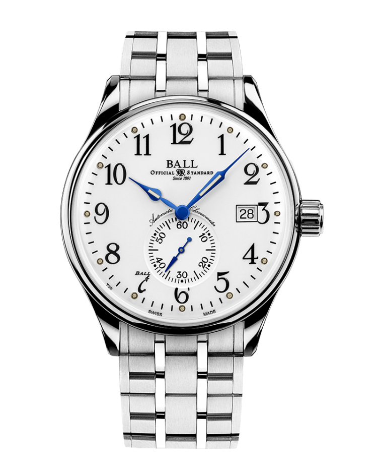 Ball Trainmaster Standard Time COSC NM3888D S1CJ WH