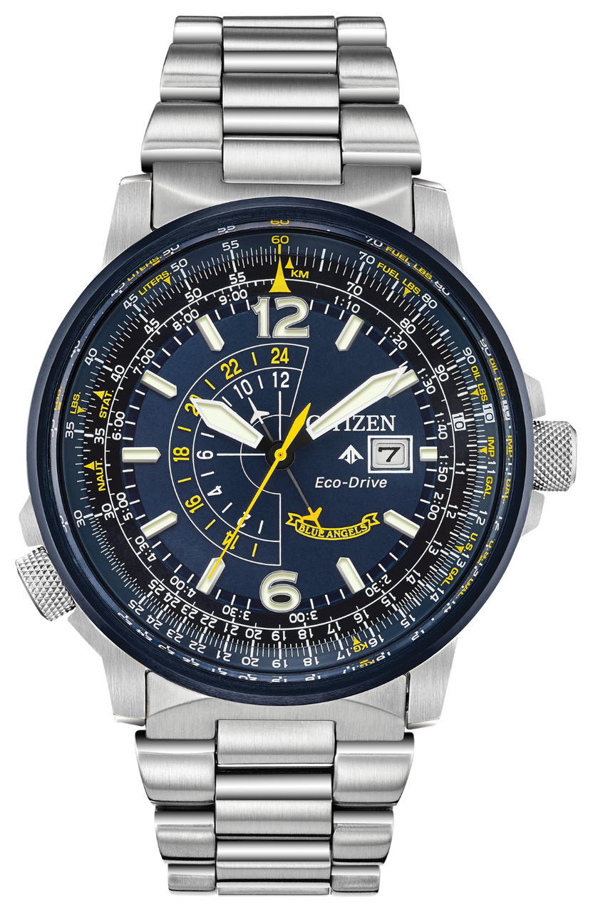Citizen Blue Angels Mens Watch BJ7006-56L - Main Image