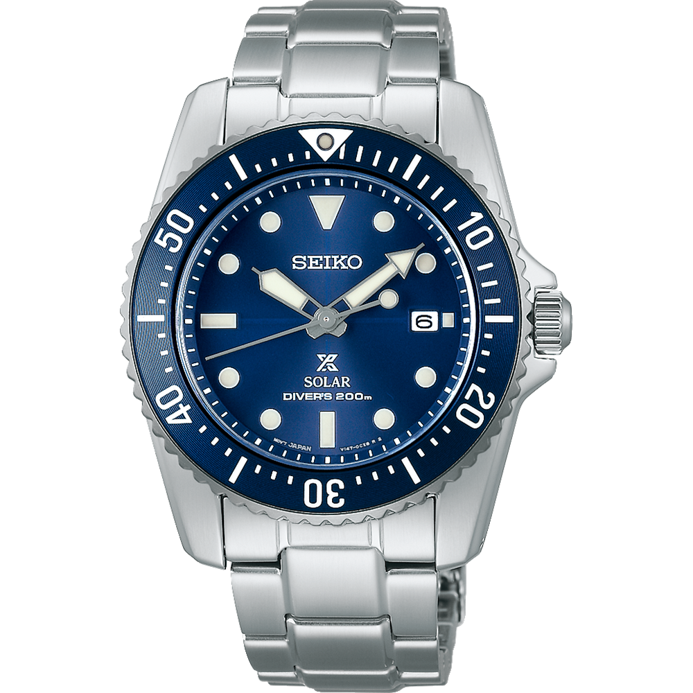 Mart taxa biografi Seiko Prospex Blue Solar Diver Men's Watch SNE585P