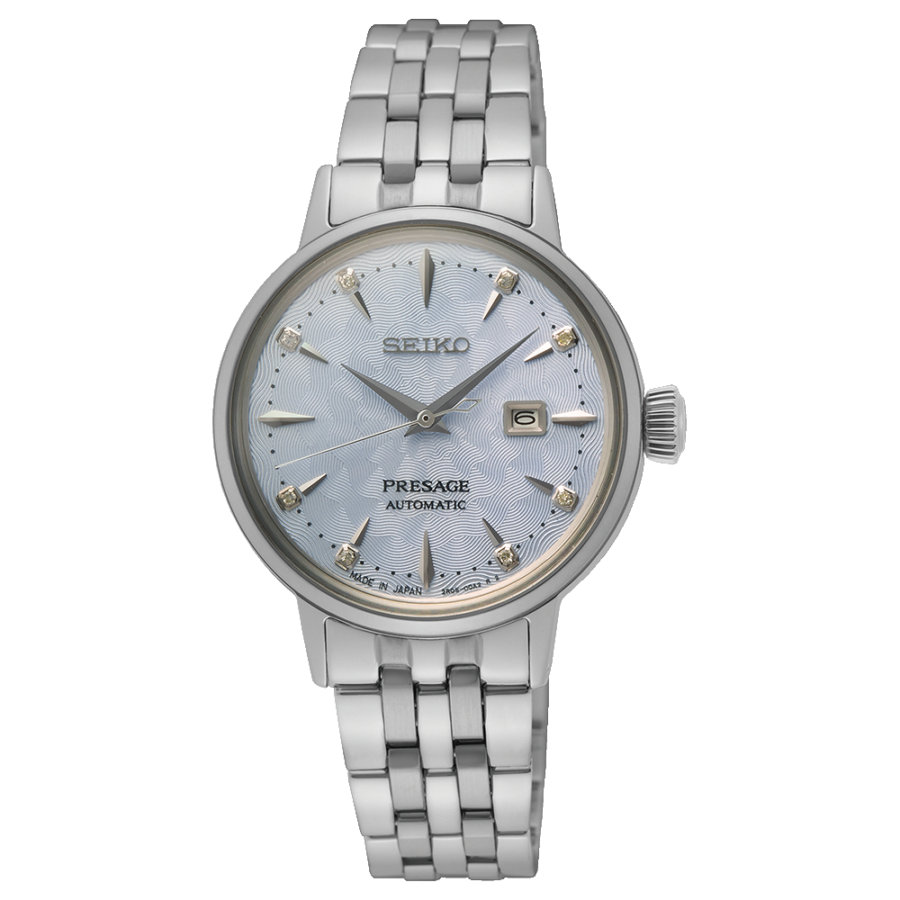 Seiko Presage Automatic Stainless Steel Bracelet Watch SRE007J