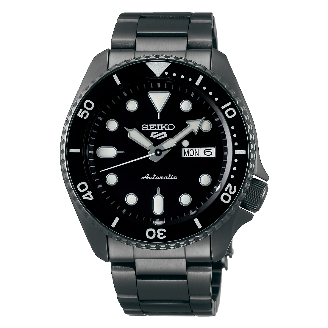 Seiko Sports All Black Men's Watch SRPD65K | Watch Direct