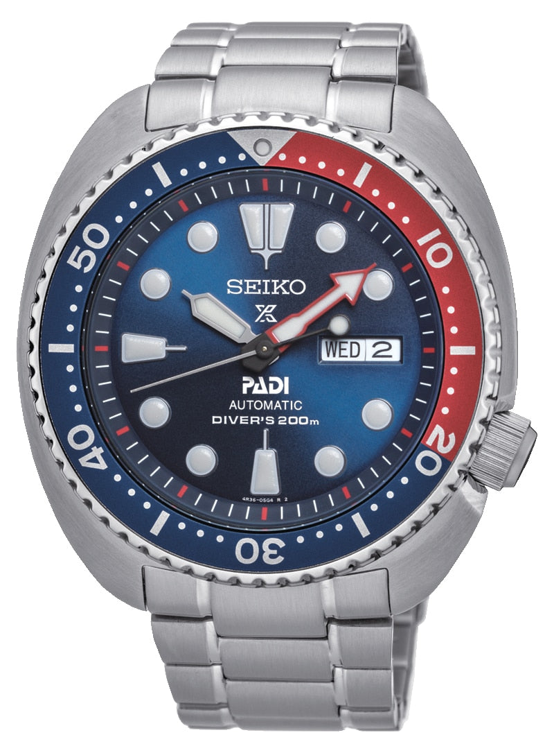 Diver's 200m Seiko Turtle Limited Edition Seiko Prospex "King Turtle" Special Edition Dive Watch With