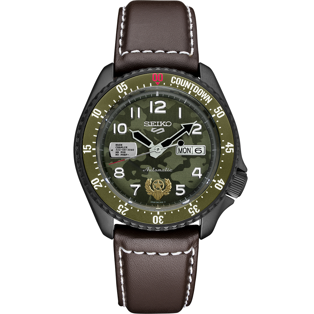 Seiko 5 Street Fighter Guile Limited Edition SRPF21 Watch Direct