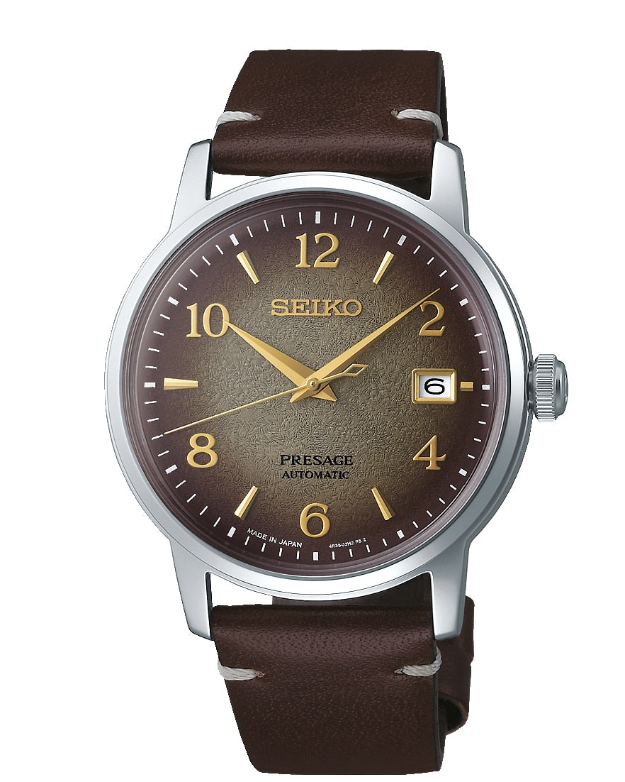 Seiko Presage Hojicha / Roasted Green Tea Watch SRPF43J