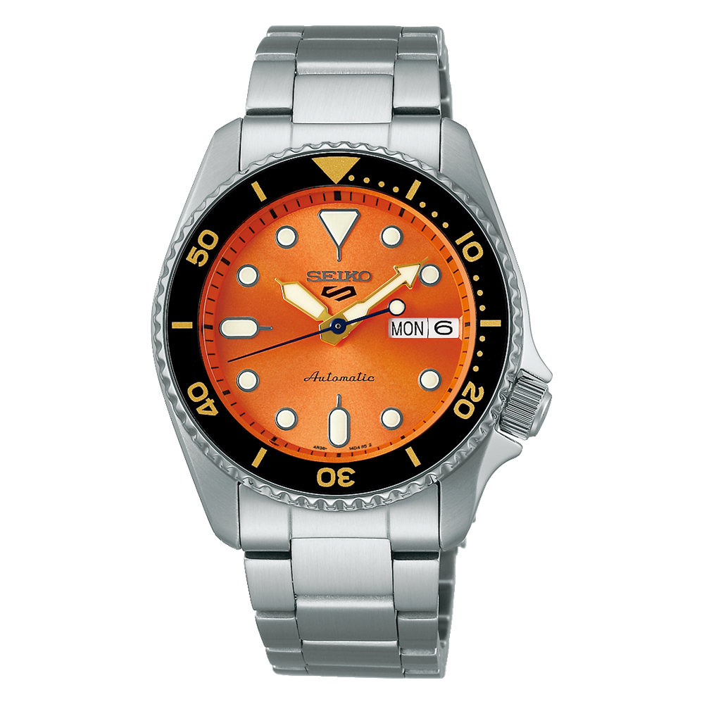 Seiko SKX Sports Style 38mm Orange Dial SRPK35K