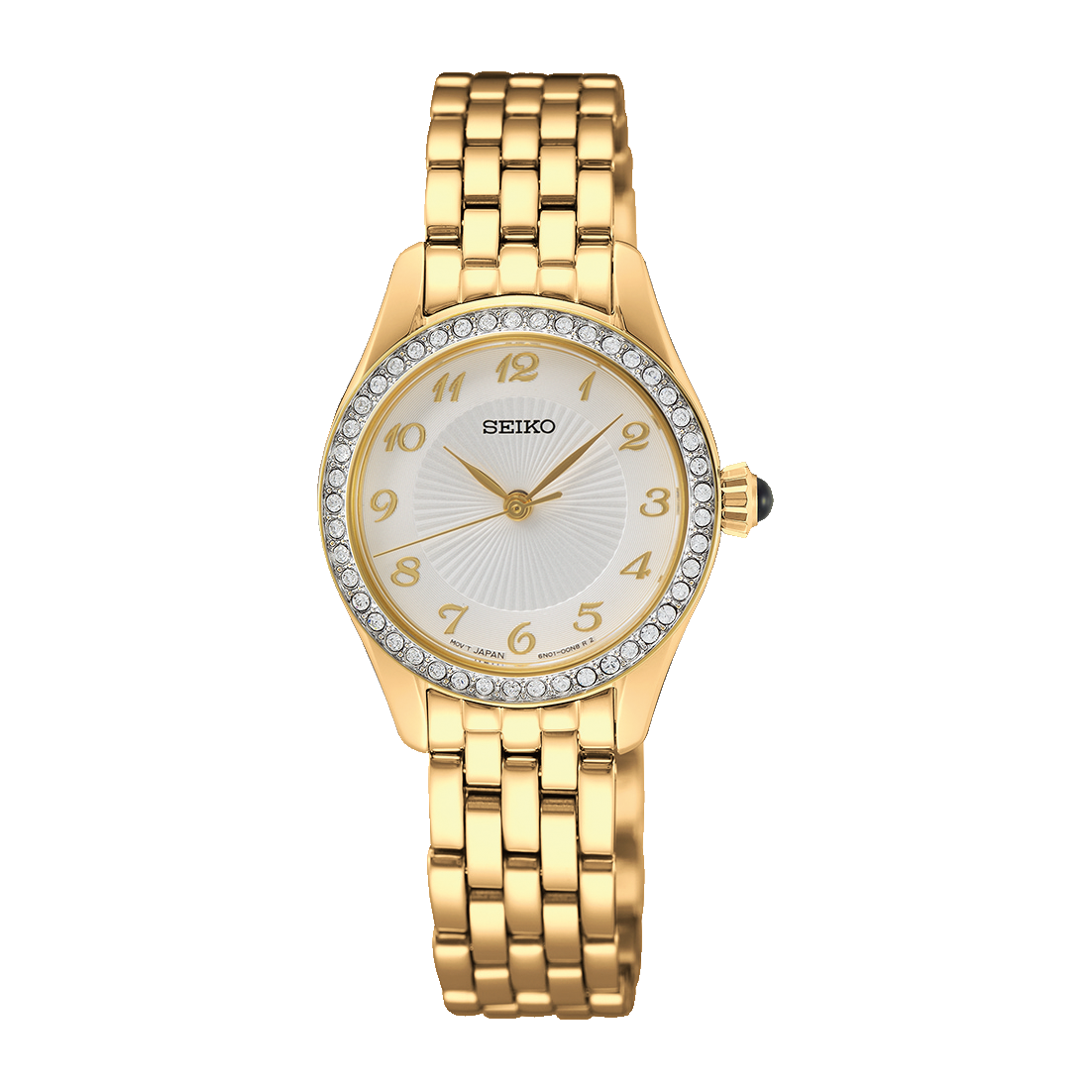 Seiko Ladies Daywear Gold Tone Watch SUR388P - Main Image