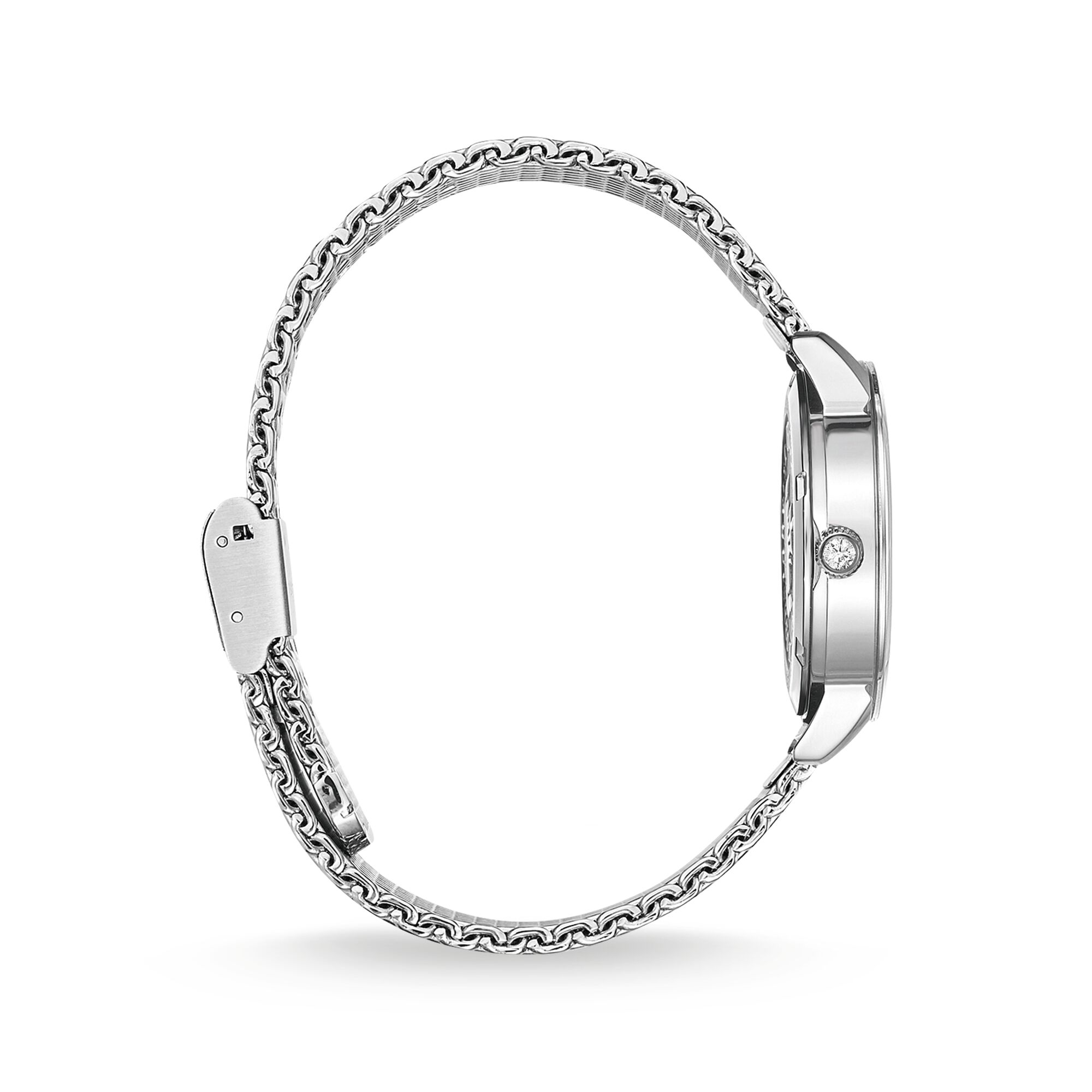 THOMAS SABO Women's watch snowflakes in 3D optics blue and silver