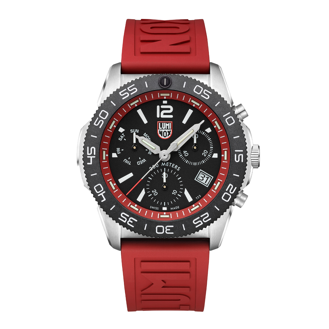 Luminox Pacific Diver Chronograph Red Band Men's Watch XS.3155