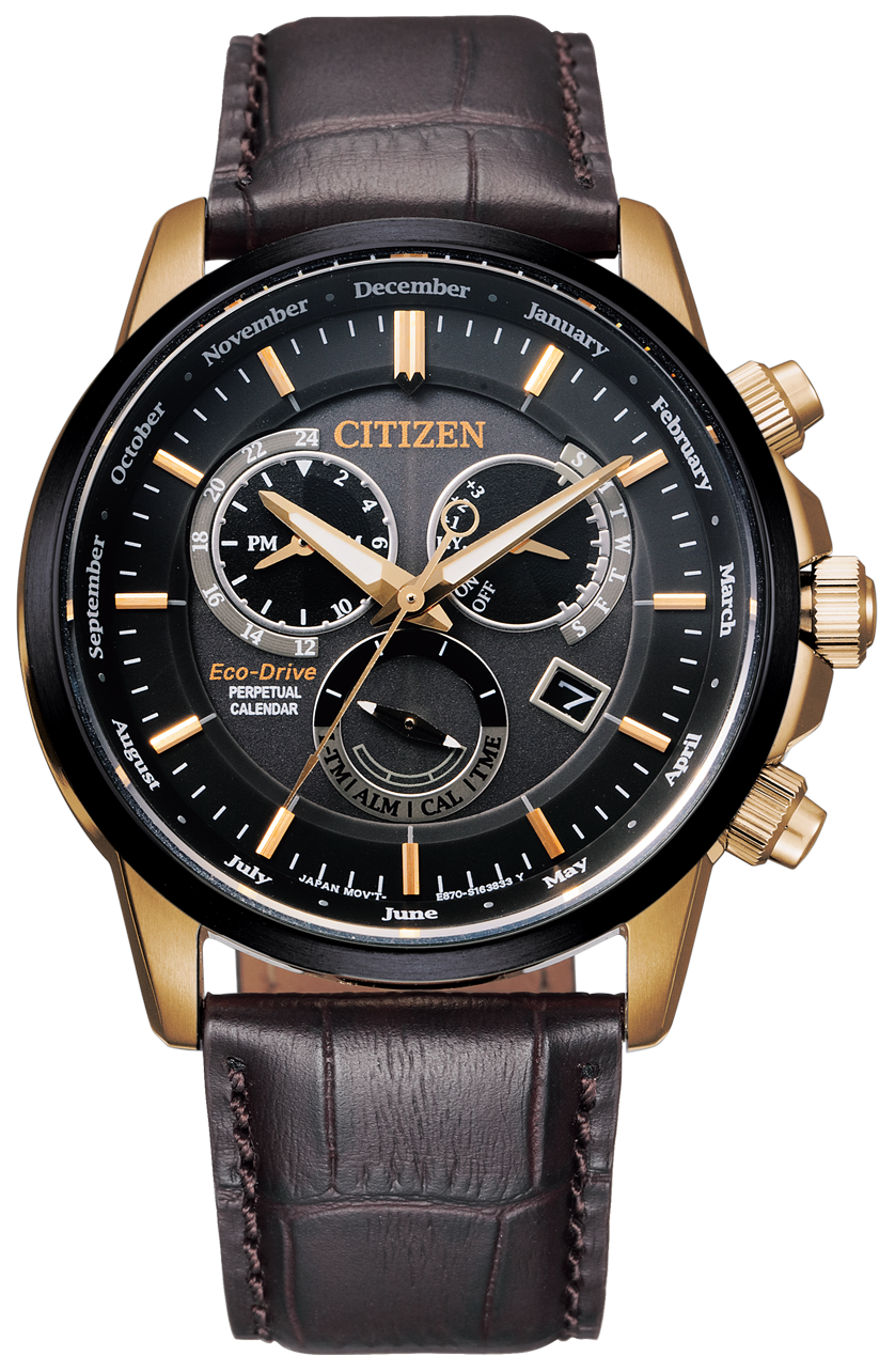 Perpetual Calendar Citizen Eco Drive Fermo Perpetual Chrono Silver