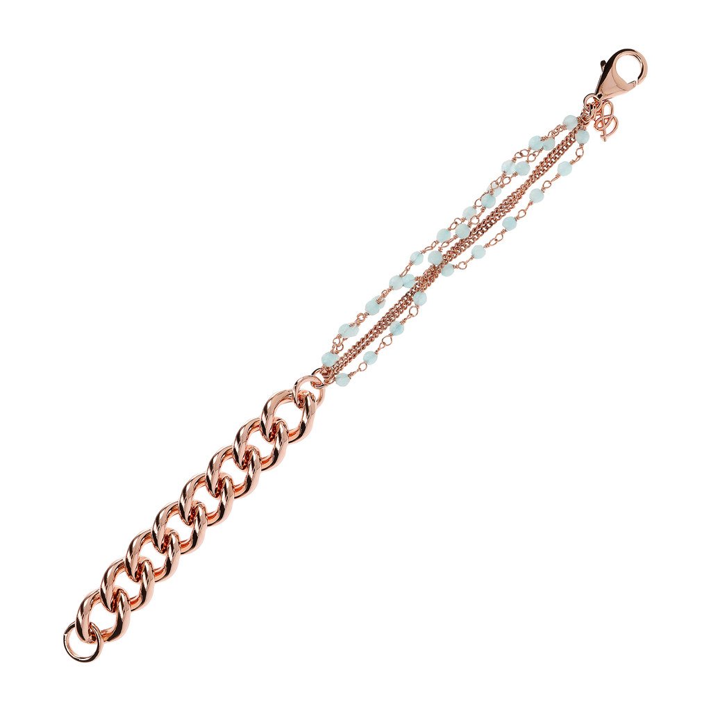 Bronzallure Rosary Bracelet Golden Rosè