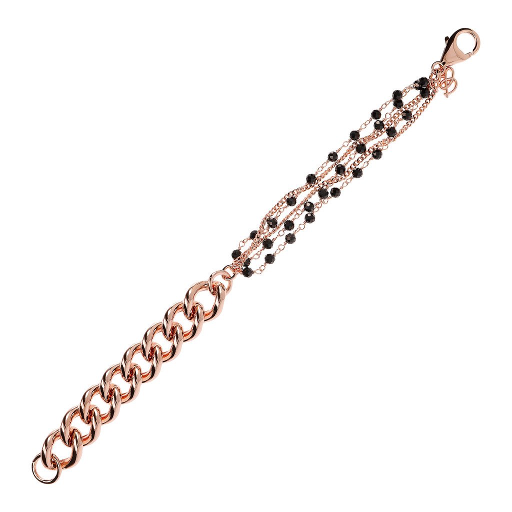 Bronzallure Rosary Bracelet Golden Rosè