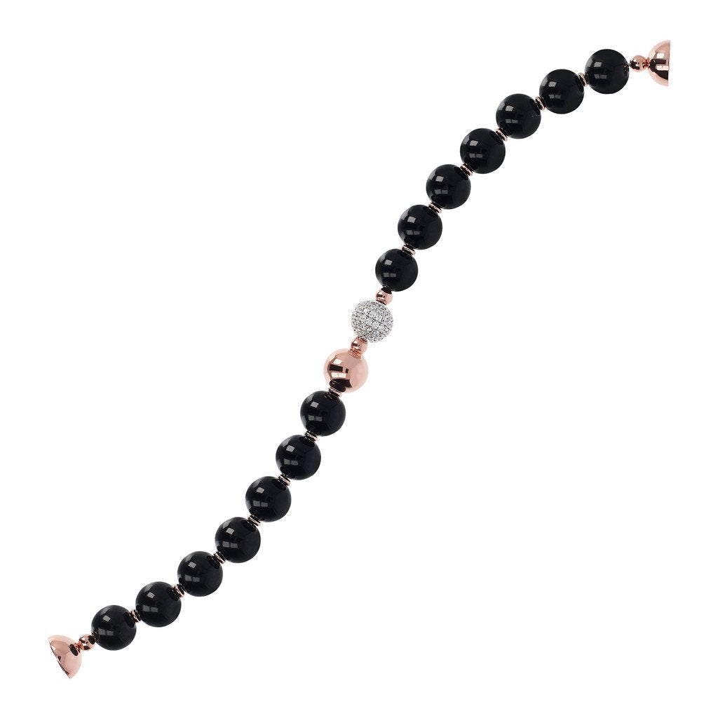 Bronzallure Gemstone Bead Bracelet