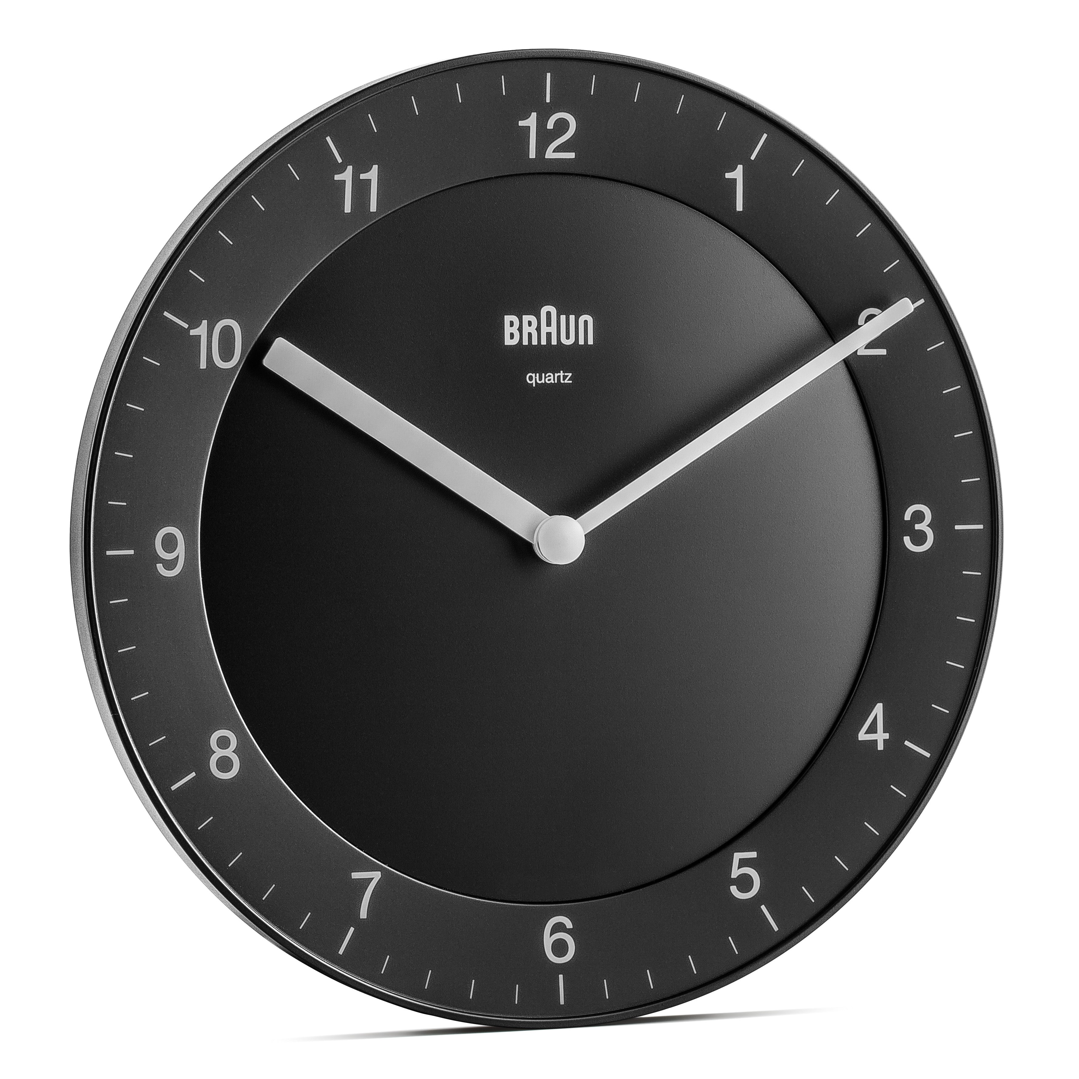 Braun Classic Analogue 20cm Wall Clock Black