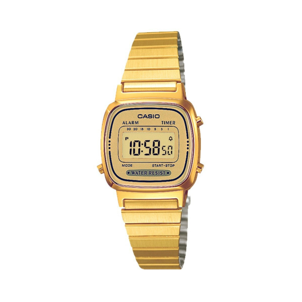 Casio Retro Casio Digitaluhr Damen Gold Casio Damenuhr Zalando