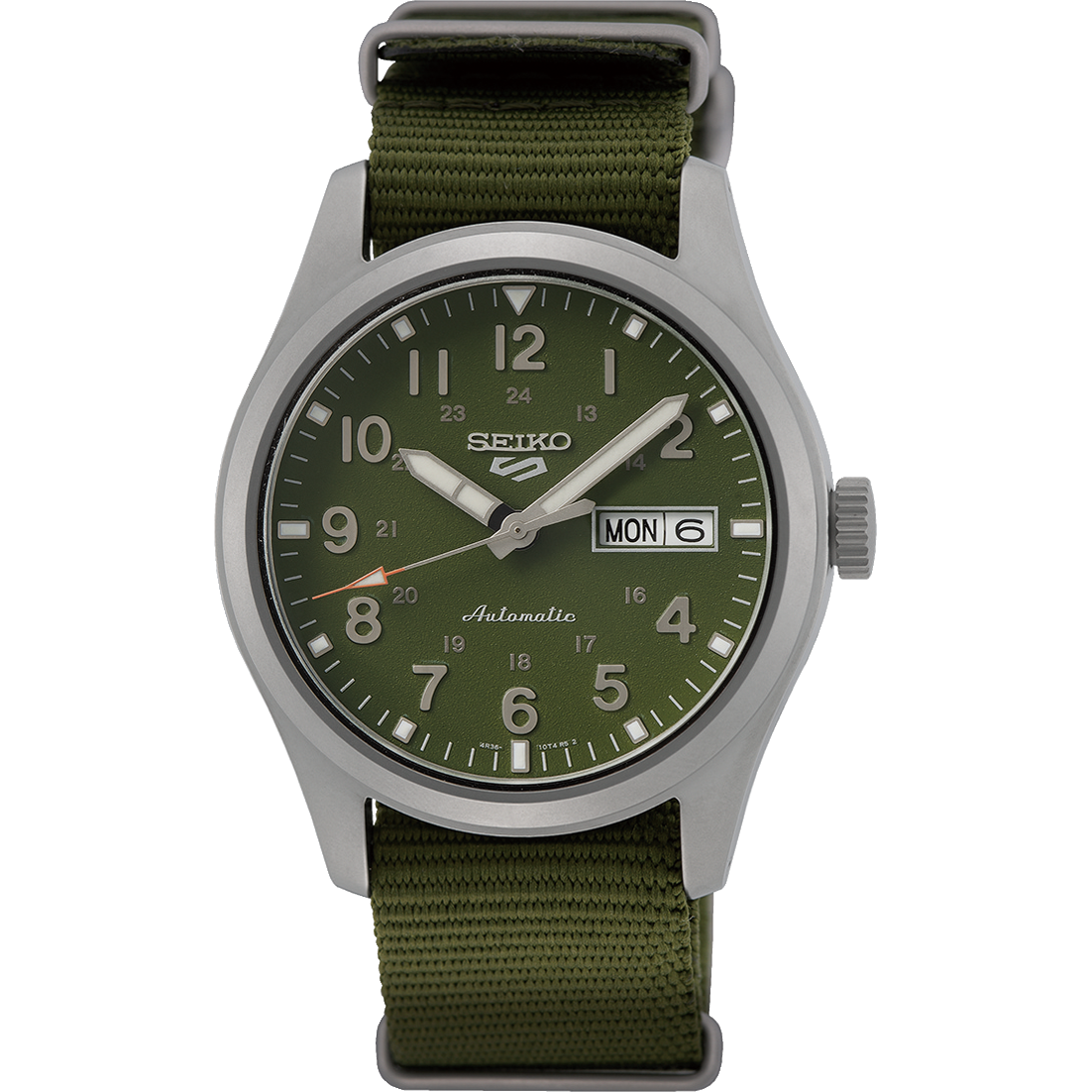Seiko Military Green Dial Automatic Watch SRPG33K