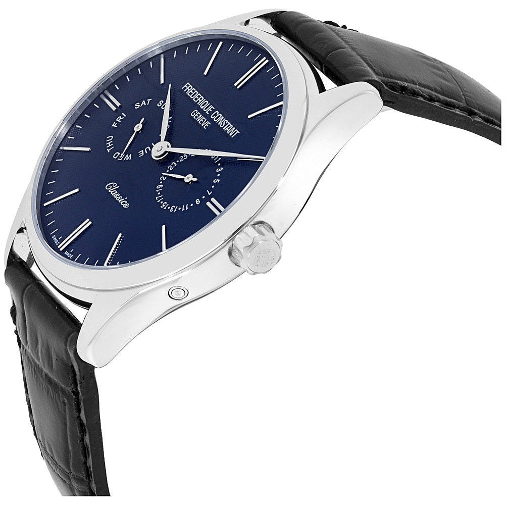 Frederique Constant Classics Blue Dial Mens Watch Fc-259Bnt5B6