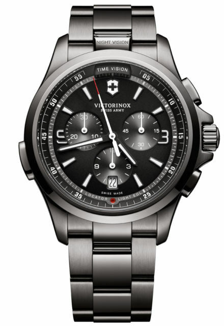 Victorinox Swiss Army Night Vision Chronograph 241730 Mens Watch
