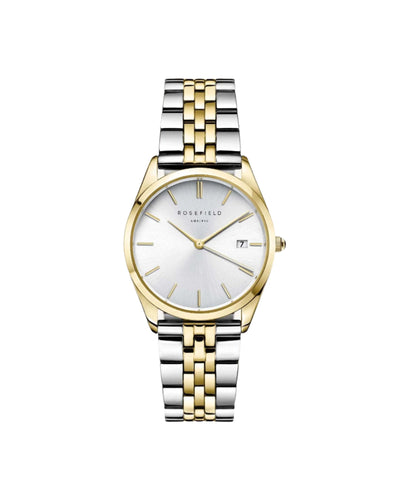Rosefield The Ace Silver Dial Silver Stainless Steel Watch ACSGD-A01