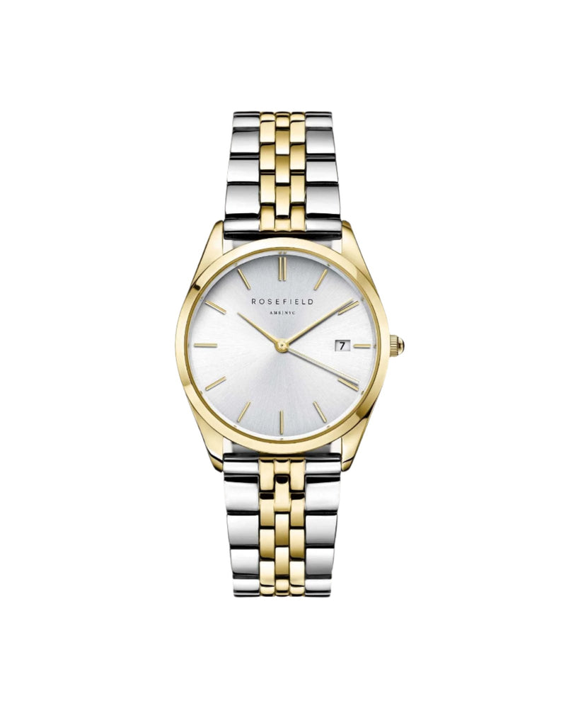 Rosefield The Ace Silver Dial Silver Stainless Steel Watch ACSGD-A01