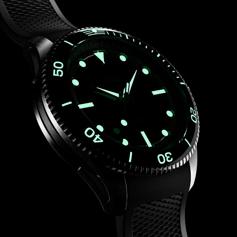 Timex Atelier Swiss Automatic Marine M1A Rubber Band Men's Watch TW2Y72600