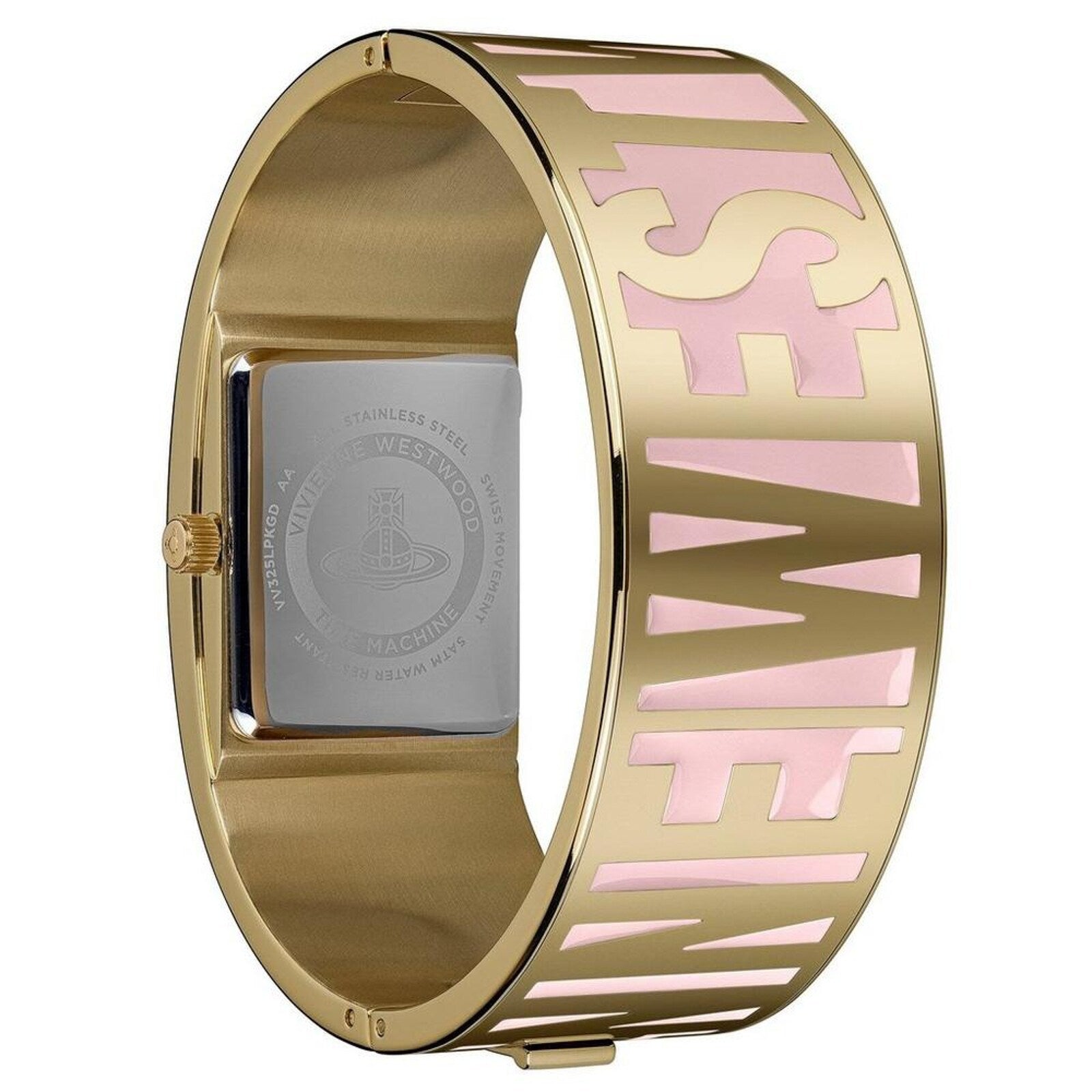 Vivienne Westwood Belvoir Pink Dial Bangle Women's Watch VV325LPKGD