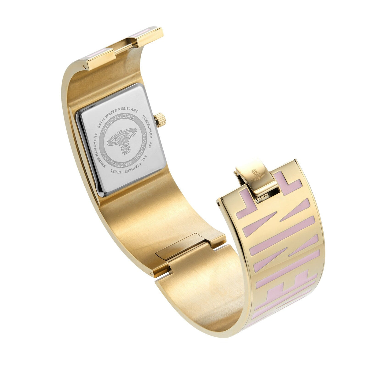 Vivienne Westwood Belvoir 25mm Pink Gold Bangle Watch