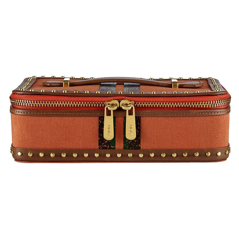 Ida Travel Zip Jewellery Case Orange 190045