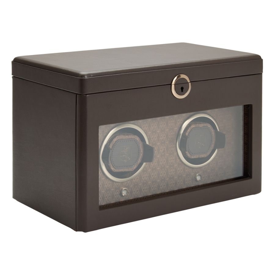 Wolf Earth Double Coffee Watch Winder 190406