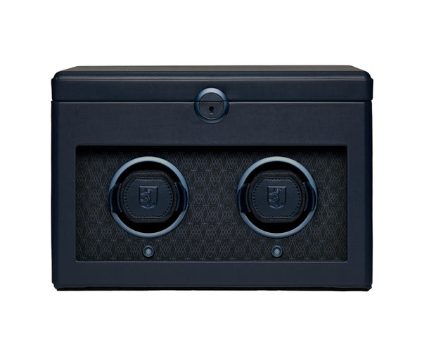 Wolf Earth Double Blue Watch Winder 190417