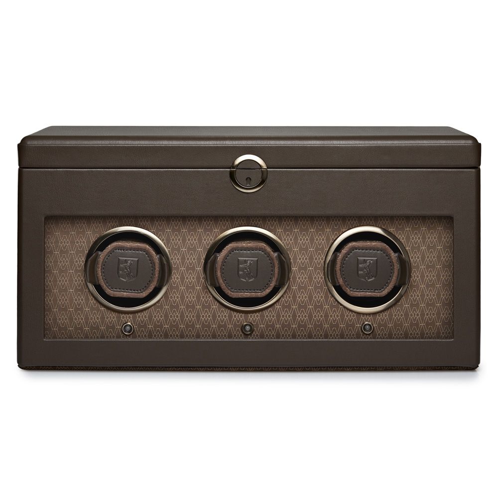 Wolf Earth Triple Watch Winder 190506