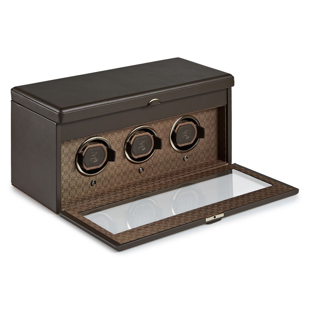 Wolf Earth Triple Watch Winder 190506