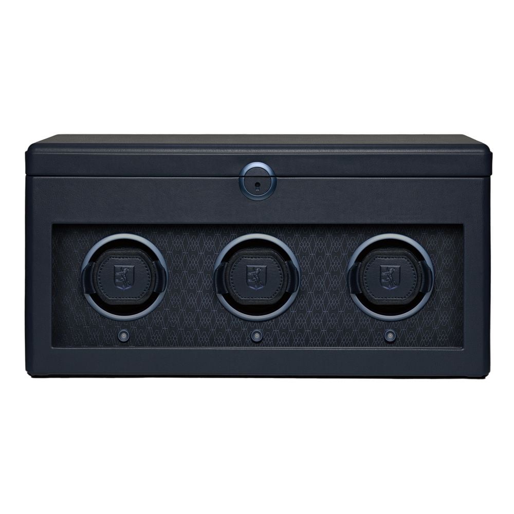 Wolf Earth Triple Watch Winder Blue 190517