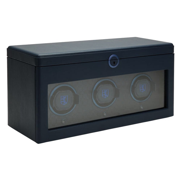 Wolf Earth Triple Watch Winder Blue 190517