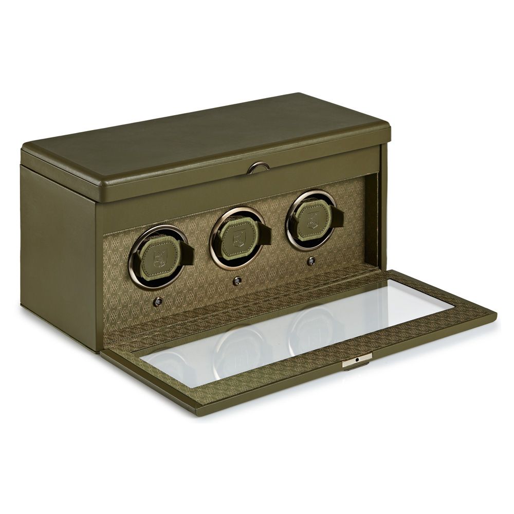 Wolf Earth Triple Watch Winder 190506