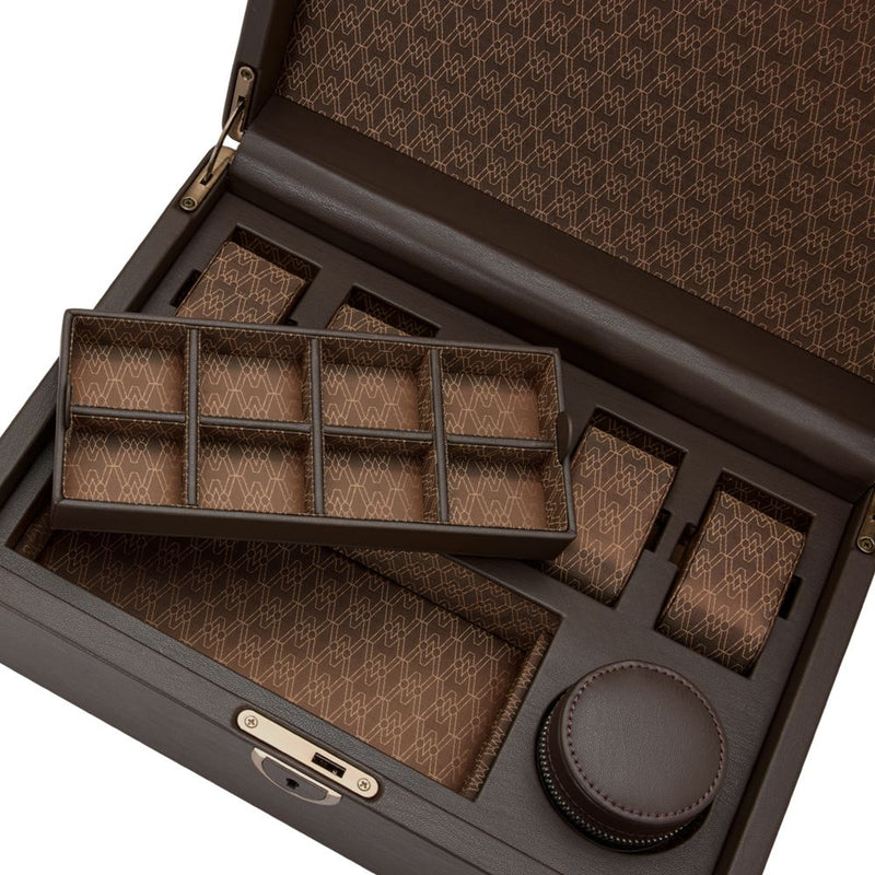 Wolf Earth 5 Piece Watch Box with Storage