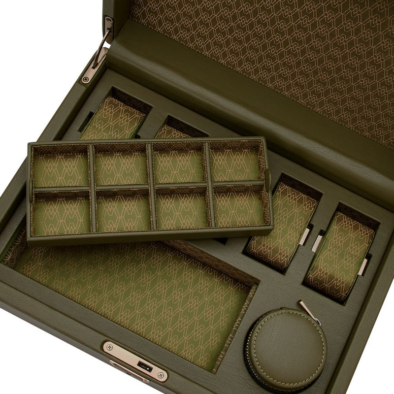 Wolf Earth 5 Piece Watch Box with Storage