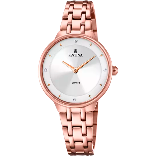 Elegant Festina Women's Watch with Silver Dial and Stainless Steel Strap - F20602/1