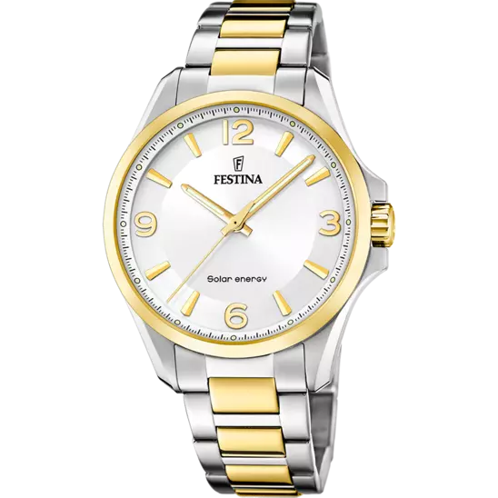 Festina Solar Energy Silver Stainless Steel 316L Men's Watch F20657/1
