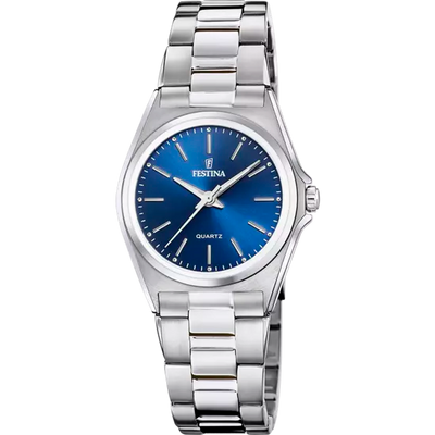 Festina Women's Elegance Blue Steel Strap Timepiece F20553/3