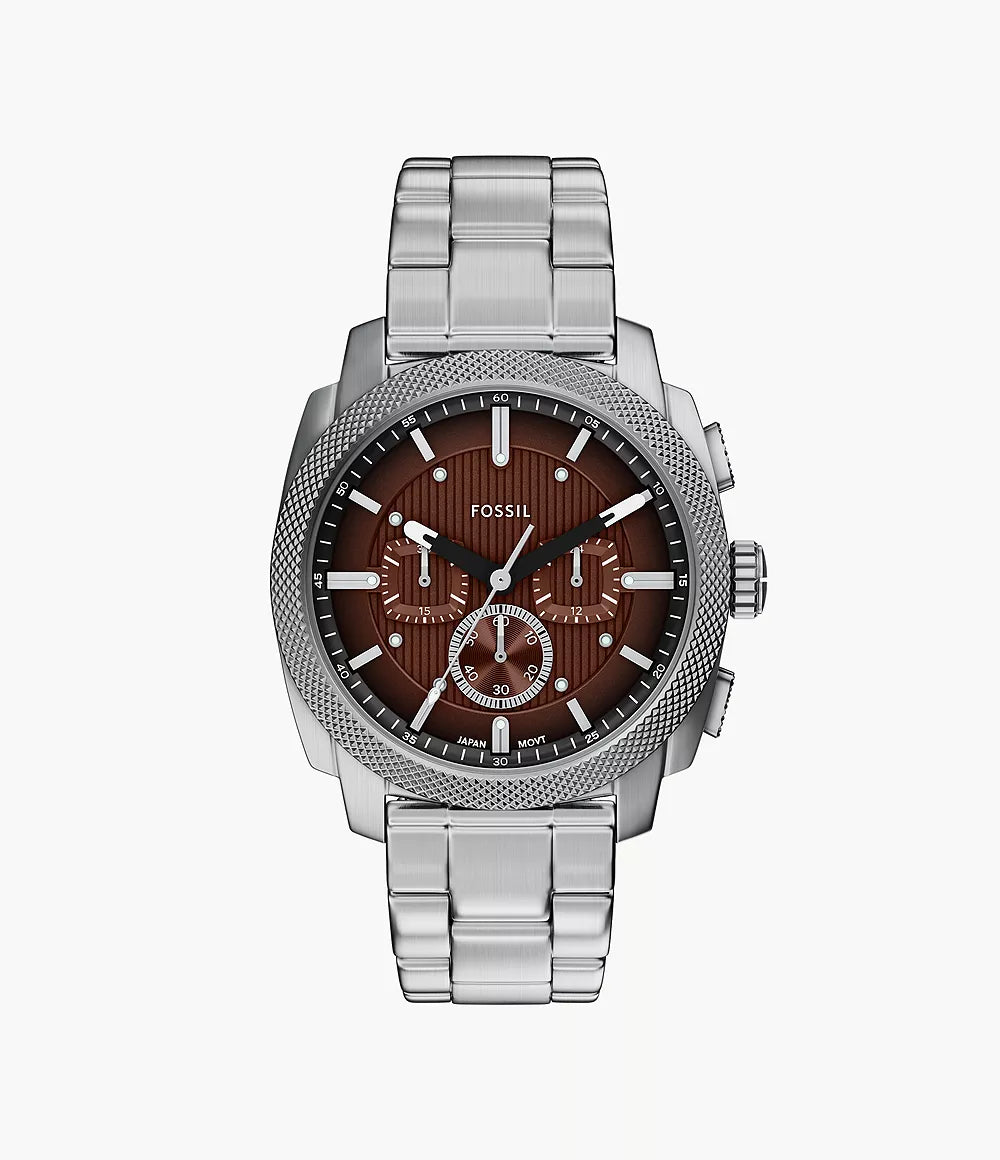 Fossil Machine Chronograph Stainless Steel Watch FS6144