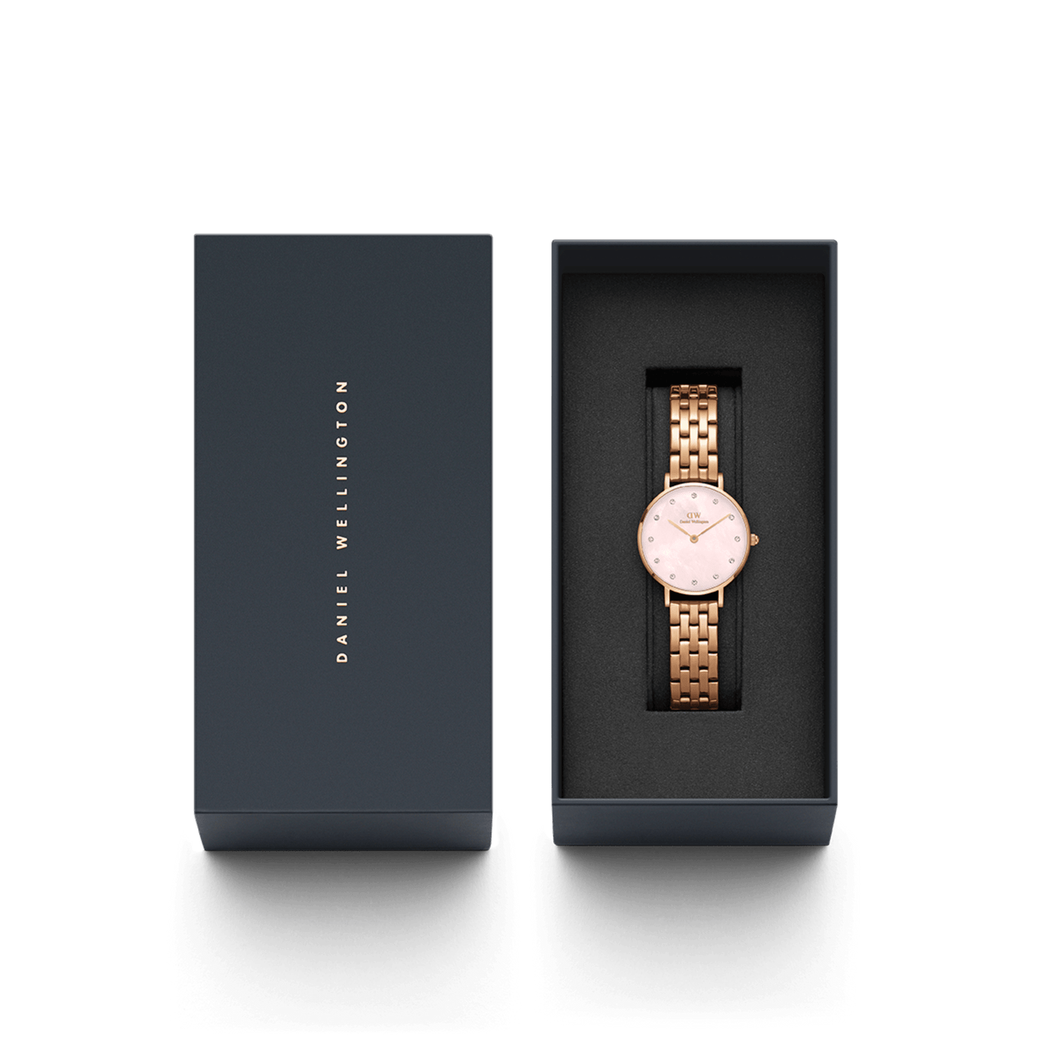 Daniel Wellington Petite 28mm Lumine 5-Link Melrose Watch DW00100617