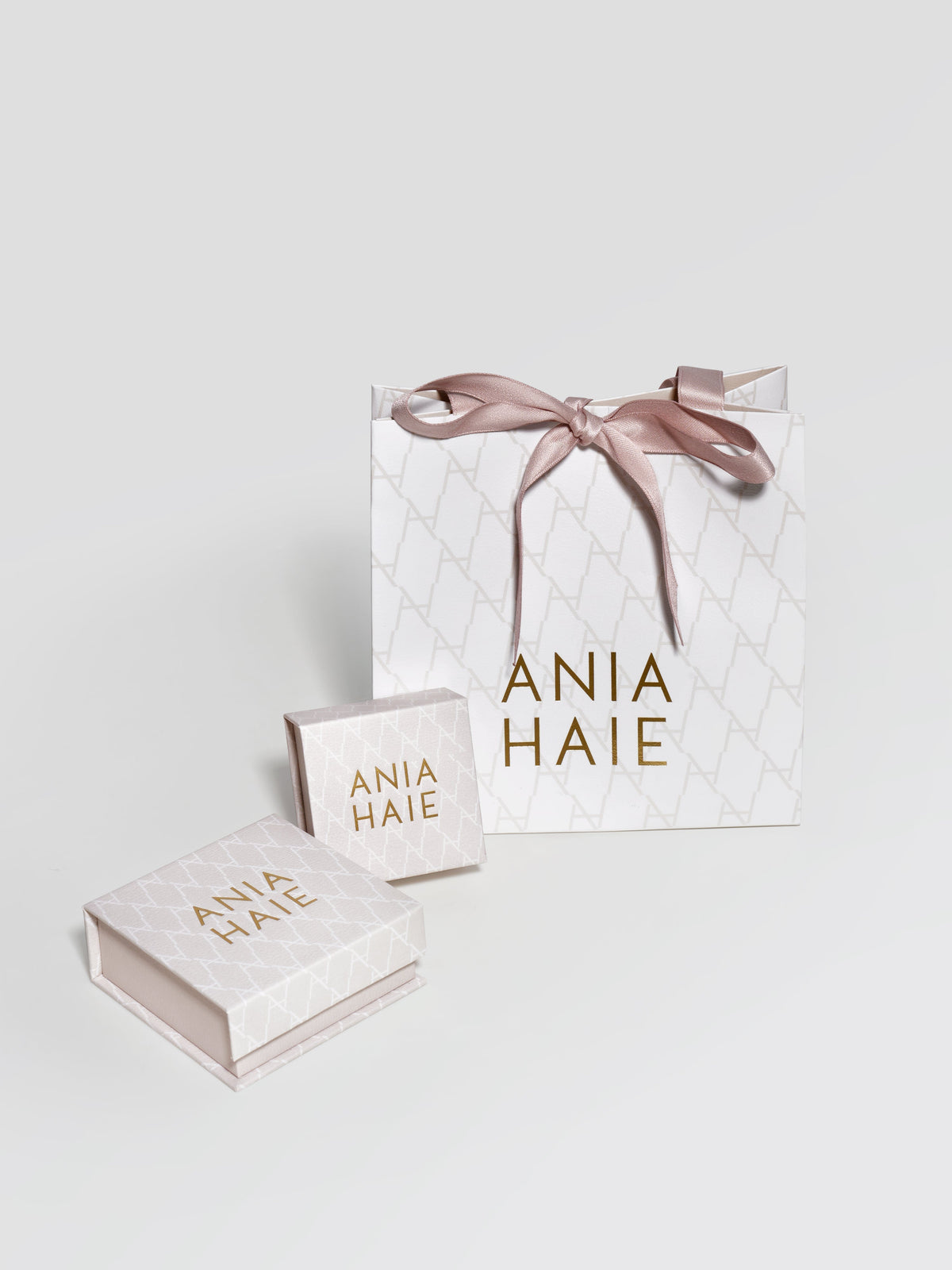 Ania Haie Silver Bezel-Set Drop Chain Stud Earrings