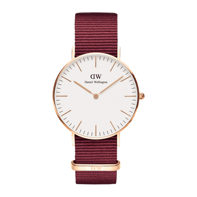 Daniel Wellington Classic 36mm Roselyn White Dial Watch DW00100271