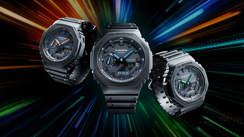 G-Shock Digital Black Resin Band Watch GA2100-1A2