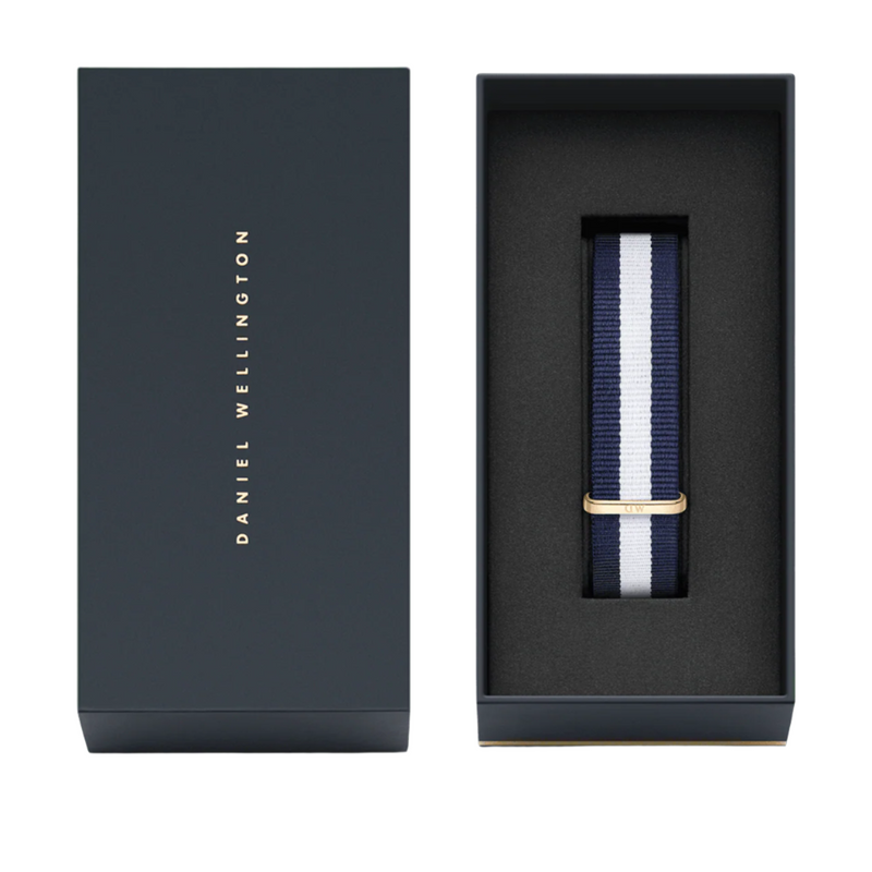 Daniel Wellington Glasgow Strap Rose Gold 20mm Watch Band DW00200004