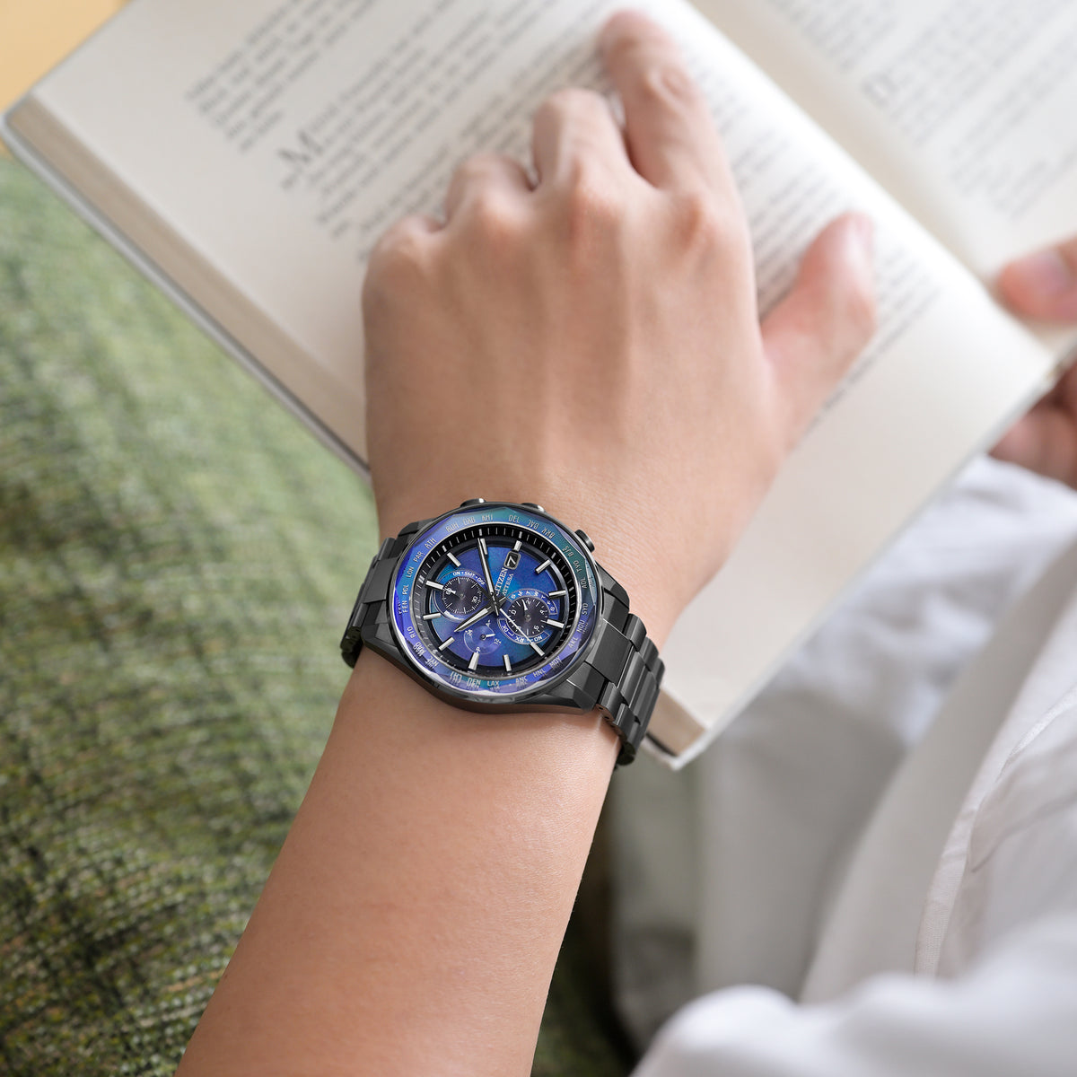 Citizen Attesa AT8314-53L Full Sapphire | Watch Direct