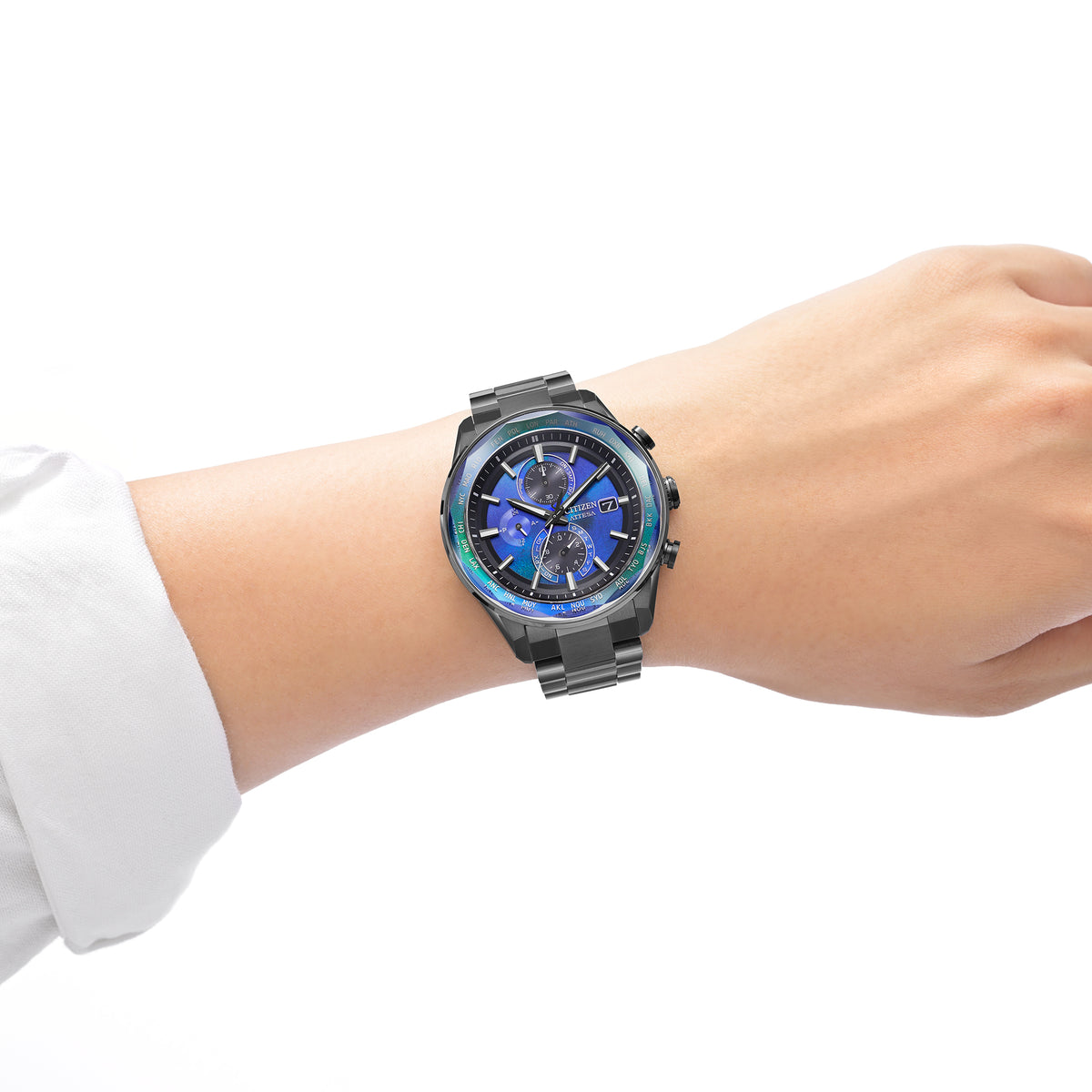 Citizen Attesa AT8314-53L Full Sapphire | Watch Direct